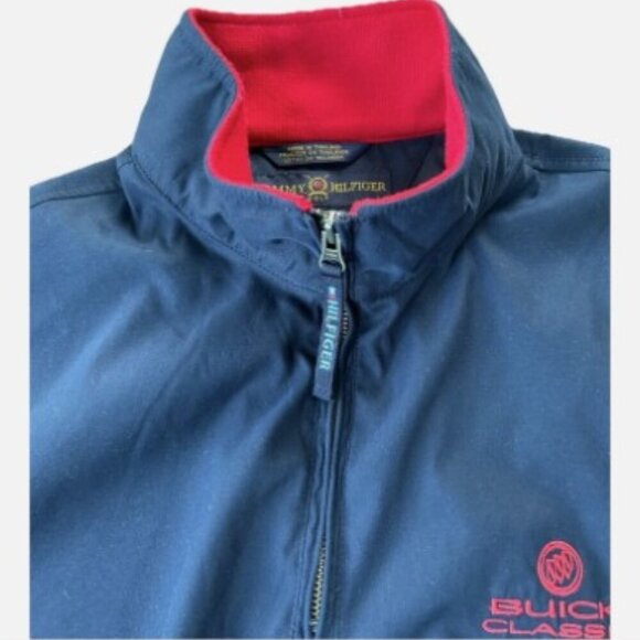 Vintage Tommy Hilfiger Golf 2003 Buick Classic 1/4 Zip Jacket XL PGA Lightweight - Picture 3 of 10